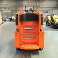 Kompakter Raupenlader Mini-Skid-Steer-Lader X1100 mit Kubota-Dieselmotor und Frontschaufel, hohe Effizienz für Bau und Landschaftsbau