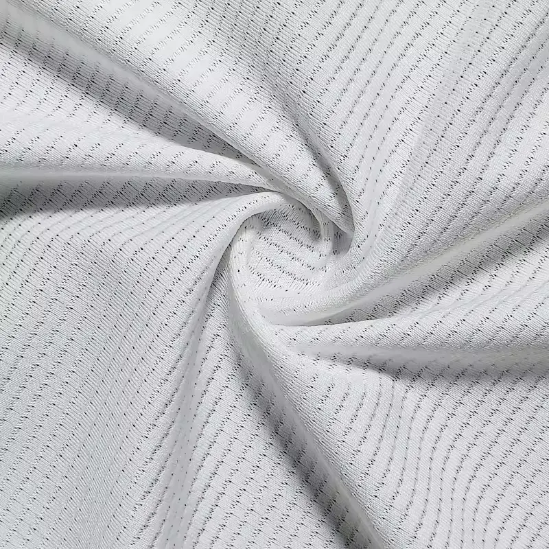 Individueller Druck Stoff 90% Polyester 10% Elasthan Stoff T-Shirt Netzstoff