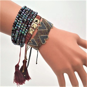 MI-S190091 Moyamiya Delica mujeres Mujer 2019 amante pareja joyería de regalo Etsy pulsera de corazón pulsera MIYUKI Joyeri - Product Image 4