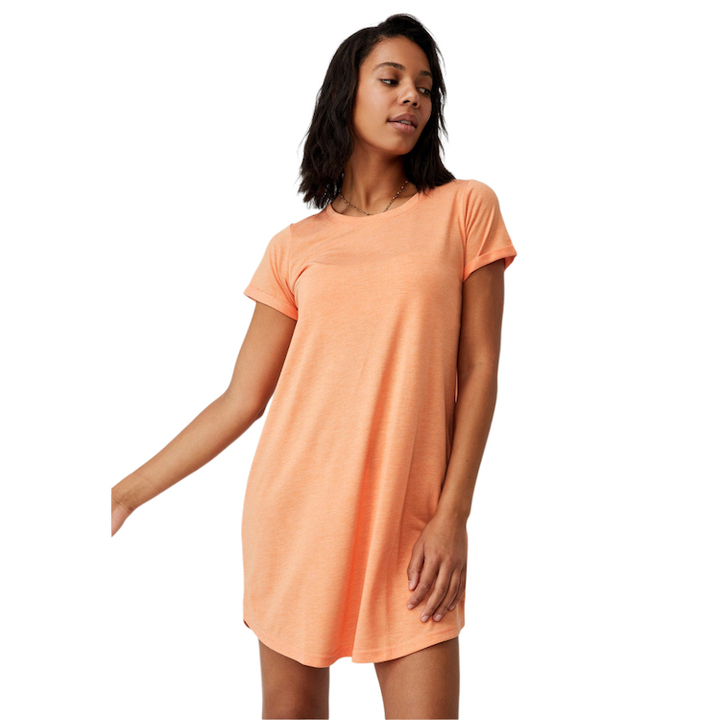 High Quality Casual Polyester Short Sleeve Solid Color Cheap Clothes Dress for Women Apparel