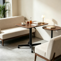 Table élévatrice mobile et portable moderne, idéale pour le salon, la chambre, la maison et les zones de loisirs au bureau.