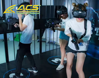 Machine de jeu de tir VR multijoueur ACS pour 4 joueurs, salle de divertissement intérieure