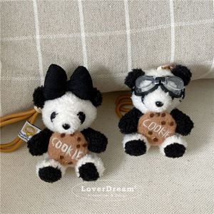 Vente en gros en ligne, stock disponible, porte-clés en peluche panda 3D pour souvenirs touristiques, cadeau pour enfants et pendentif de sac - Product Image 1