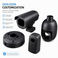 Boîtier de caméra de sécurité en plastique ABS moulé par injection personnalisé OEM ODM