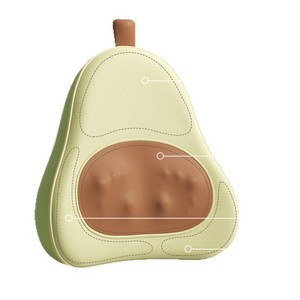 AUX Duck Pear Massage Pillow Memory <b>Foam</b> 3-Level Heat Therapy Back Massage Adjustable Temperature Charging <b>Model</b> - Product Image 1