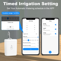 Système d'arrosage automatique intelligent WiFi pour plantes et fleurs de jardin, avec contrôle par application, pompe, minuterie et fonction de gestion de la crise d'eau