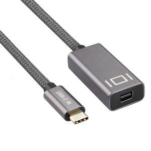 Nouvel <span class=keywords><strong>adaptateur</strong></span> USB 3.1 Type-C <span class=keywords><strong>vers</strong></span> <span class=keywords><strong>Mini</strong></span> avec blindage combiné, compatibilité <span class=keywords><strong>Thunderbolt</strong></span> 3, 4K 60Hz - Product Image 2