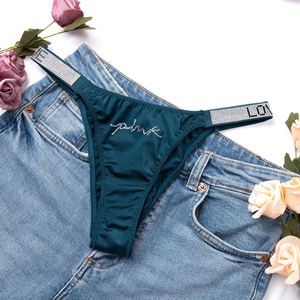 Модные трусики для девушек с блестящим поясом из страз, трусики из ледяного шелка, женское сексуальное нижнее белье - Product Image 4