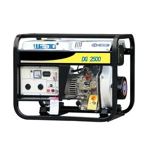 WEDO yüksek performanslı taşınabilir 2kw dizel KAYNAK MAKINESİ jeneratör fiyat