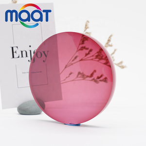 MAAT निर्माता 1.56 सेमी फ़िनिश फोटो गुलाबी फोटोक्रोमिक लेंस ब्लैंक - Product Image 1