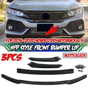 Pour Honda Civic Hatchback & Si 2016-2020 : Kit Carrosserie Lame de Pare-chocs Avant, Spoiler, Diffuseur, Protection et Déflecteur - Product Image 2