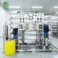Machine d'osmose inverse à double étage haute pureté, débit personnalisé pour répondre à différentes exigences de traitement de l'eau