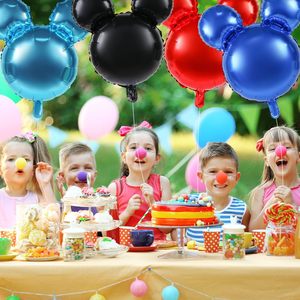 Globos de Aluminio con Forma de Cabeza de Mickey Mouse en 10 Colores Sólidos, Venta al por Mayor, para Fiestas de Cumpleaños y Navidad - Product Image 2