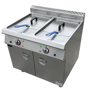 <span class=keywords><strong>Friteuse</strong></span> électrique/gaz à double commande en acier inoxydable avec deux paniers pour la maison, les hôtels et les restaurants - Product Image 4