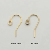 Crochets d'oreille en or plaqué de haute qualité pour la fabrication de bijoux faits main DIY