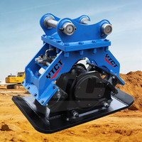 Plaque de compactage hydraulique pour mini-excavatrice