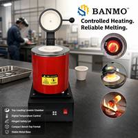 Crucible en graphite standard BANMO pour la fusion des métaux précieux, équipement portable anti-brûlure à isolation thermique, four de fusion spécial