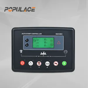 POPULACE Genset Control ATS Remote Generator Controller Panel Module LCD Controladores Deepsea Controller 6020 mkii DSE 6020