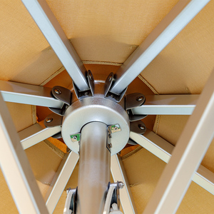 Chapeau de parapluie extérieur pliable de parasol de restaurant de <span class=keywords><strong>patio</strong></span> de partie de vente chaude spéciale - Product Image 2