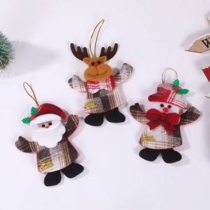 Custom Premium Fabric Christmas <b>Tree</b> Ornaments - Low MOQ Reindeer/Santa Holiday Decor for Events - Product Image 1