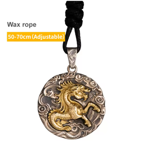 Collar con Colgante de Caballo, Plata de Ley 925, Amuleto de Nube de la Suerte, Joyería Vintage <span class=keywords><strong>para</strong></span> Hombre, Regalo <span class=keywords><strong>para</strong></span> Él - Product Image 5