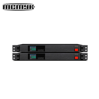 Processeur audio numérique professionnel DSP 4ème génération ADSP-21489, mixeur matriciel PEQ 8 bandes avec suppression de rétroaction, alimentation fantôme 48V