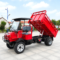 Camion benne compact multi-usage diesel à quatre roues motrices, directement d'usine, avec divers dispositifs d'assistance