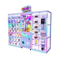 Nouvelle machine à grue à monnayeur pour bonbons et prix, compatible espagnol/japonais, personnalisable, prise universelle pour salles d'arcade commerciales