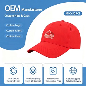 Nueva Gorra de Golf Personalizada para Hombre, 5 Paneles, Diseño con Parche de Goma, Gorras con Perforaciones Cortadas con Láser, Impermeables, de Alto Rendimiento, con Cierre a Presión - Product Image 1
