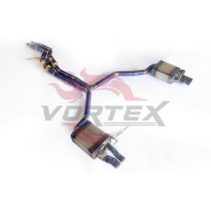Sistema de Escape de Alto Rendimiento Vortex de Aleación de Titanio para Audi A7 C7 3.0T 2010-2018, Tubo de Escape Catback Valvetronic con Silenciador - Product Image 1