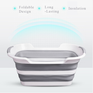 Wholesale Foldable Multifunction Bath Tub Baby, Collapsible Plastic Shower Spa Washing Basket Folding TPR PP Pet Baby Bath Tub