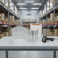 Étiquette intelligente RFID UHF en PVC, étanche et anti-effraction, mini-étiquette pour contrôle d'accès hôtelier et de véhicules, paiement à l'entrée par pare-brise 860-960
