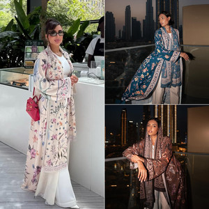 MQ223 Abaya Aperta Modesta per <span class=keywords><strong>Donne</strong></span> Musulmane, Vestito Stampato Islamico del Medio Oriente, Abaya Dubai Cardigan con Hijab - Product Image 3