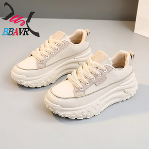 Chaussures de tennis pour femmes à plateforme épaisse, style hiver, semelle épaisse, chaussures de marche pour femmes, nouveaux modèles - Product Image 4