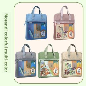 תיק עור פתיחת תיק תיק עור לילדים רוכסן לילדים אורכן לאחסון מסמכים למבחן שיעורי בית - Product Image 3