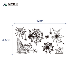 Autocollants de <span class=keywords><strong>tatouage</strong></span> pour maquillage des yeux d'Halloween, motifs toile d'araignée, fard à paupières, eye-liner, décalcomanies, tatouages temporaires pour <span class=keywords><strong>le</strong></span> visage, 20 motifs, sans danger pour la peau - Product Image 5
