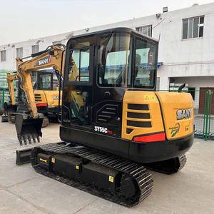 Mini-excavatrice SANY 55C Pro 55C 55U d'occasion de marque chinoise de premier plan, 5 tonnes, en bon état et à prix avantageux - Product Image 2