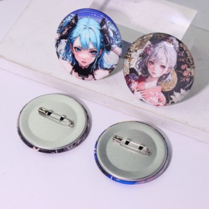 2024 Sản Phẩm Mới Nhật Bản Nhân Vật Anime Pins <span class=keywords><strong>3D</strong></span> Thay Đổi Lật Phù Hiệu <span class=keywords><strong>3D</strong></span> Lenticular Anime Chuyển Động Pins Phù Hiệu Nút Tinplate - Product Image 4