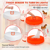 Dalles de sol interactives LED pour piste de danse, étanches IP65, pour mariages en extérieur et fêtes d'enfants, 50x50cm