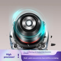 Perceuse électrique sans balais au lithium avec mandrin auto-serrant, contrôle de vitesse infini réversible, ensemble de perceuse à main multifonction pour