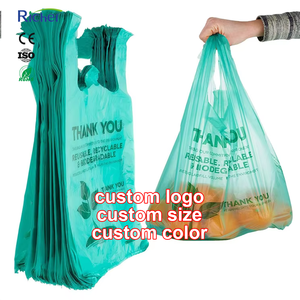 ถุงเสื้อยืด HDPE โพลีเอทิลีนความหนาแน่นสูง พร้อมหูเชื่อมแข็งแรงสำหรับการช้อปปิ้งประจำวัน - Product Image 3