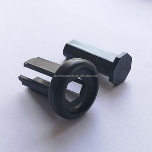 Tapones de extremo de 2 piezas de ABS negro para palo de lacrosse para hombre ACEKING, los mejores - Product Image 2