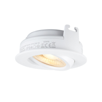 CE EMC LVD ROHS NEMKO 12W LED Cardan Trimless Downlight Plafonnier rotatif à 360 degrés pour projet d'hôtel