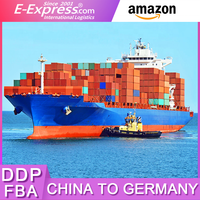 Transitaire maritime Chine-Europe DDP Livraison porte-à-porte FCL LCL FBA Expédition principale