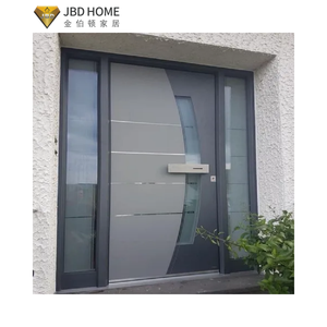 Porta d'ingresso a perno in alluminio moderni sistemi di porte a perno per l'ingresso anteriore con serratura resistente e guarnizione resistente alle intemperie - Product Image 6