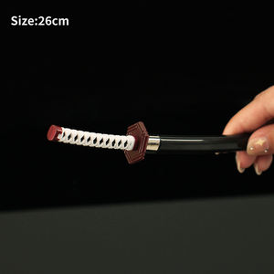 <span class=keywords><strong>Mini</strong></span> épées de tueur de démons <span class=keywords><strong>Katana</strong></span> de 26cm, jouet sabre japonais Anime Roronoa, petits cadeaux pour enfants - Product Image 4