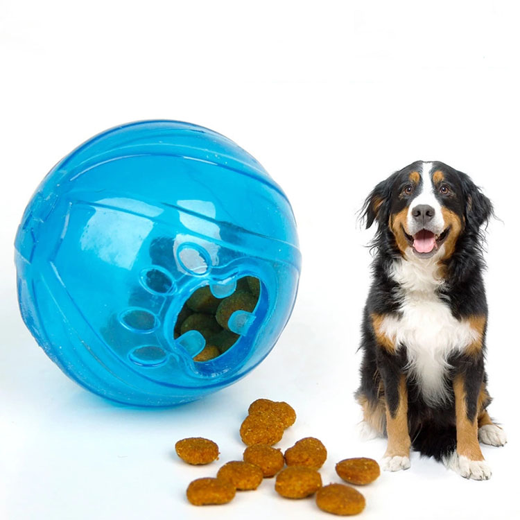 Веселый интерактивный Дозирующий мяч для еды, игрушка для домашних животных, игрушка-мяч для всех собак и кошек