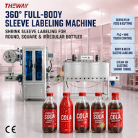 Machine d'étiquetage à manchon thermorétractable personnalisable pour les bouteilles de boissons, les cosmétiques, les produits chimiques quotidiens