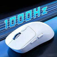 Ratón Inalámbrico Ligero Recargable de Triple Modo 2.4G+ para Juegos de PC