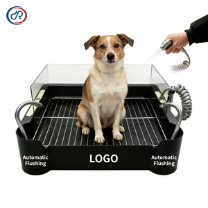 OKKPETS Nouvelle Conception Toilette Automatique <span class=keywords><strong>pour</strong></span> <span class=keywords><strong>Chien</strong></span> avec Capteur de Chasse d'Eau, Toilette Intelligente Auto-Nettoyante <span class=keywords><strong>pour</strong></span> Animaux, Modèle Compact <span class=keywords><strong>pour</strong></span> Chiens - Product Image 1